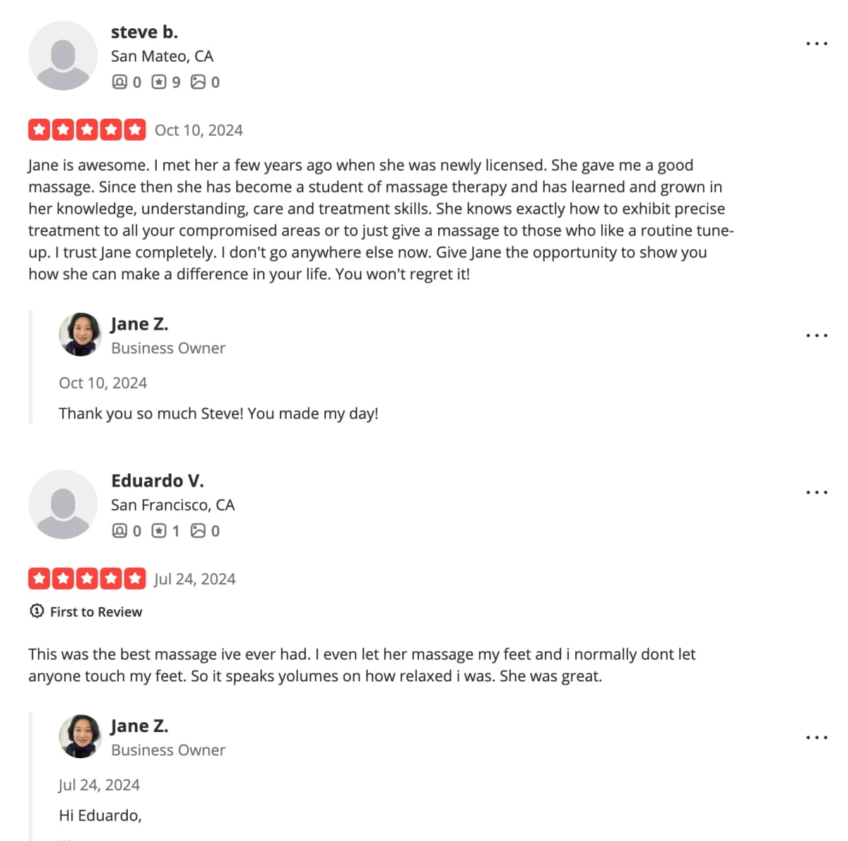 Client review 1