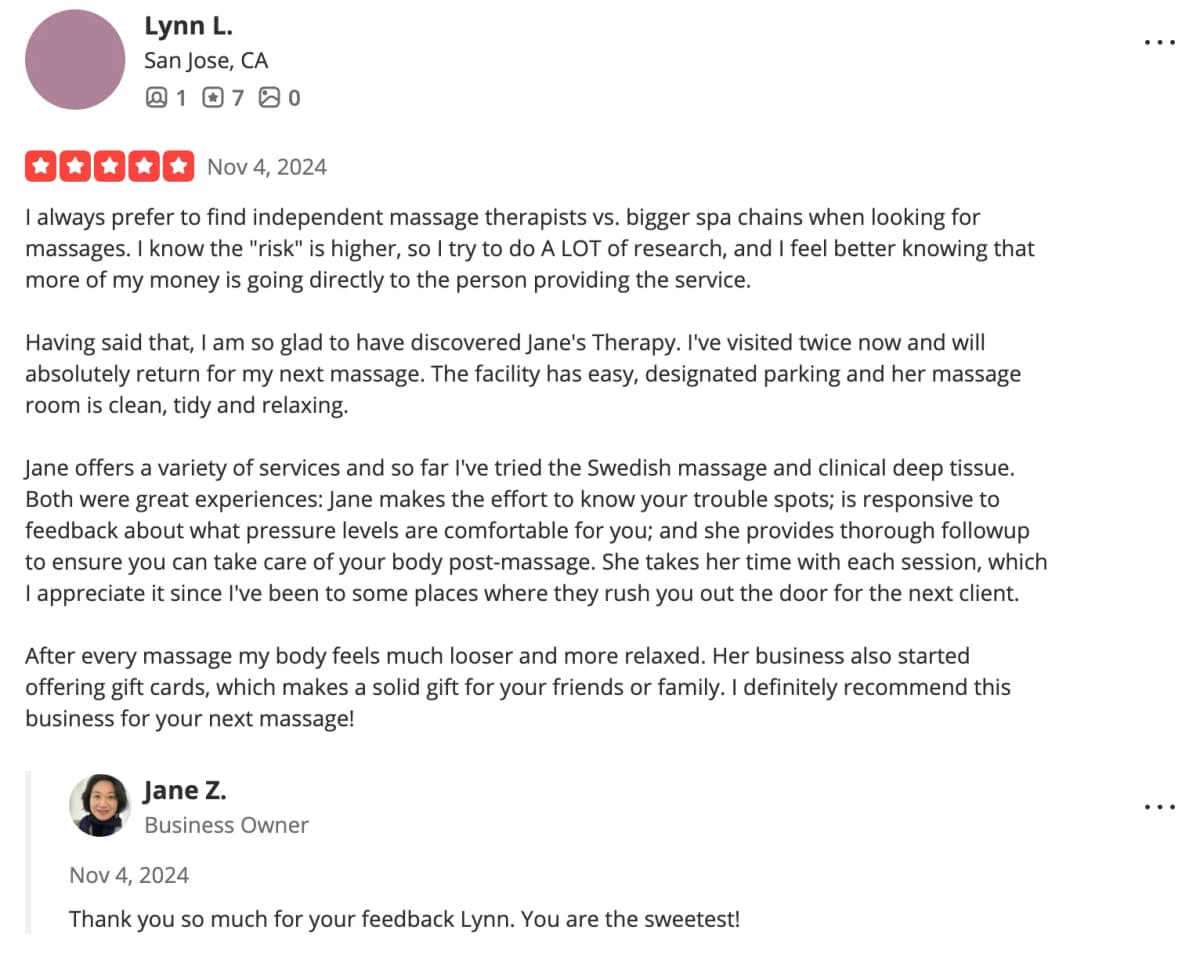Client review 2